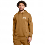 Under Armour Project Rock Icon Fleece Hoody Yellow Ochre/ Silt - Suurus M (1386902-707 Džemprid)