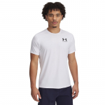 Under Armour Heatgear Fitted SS Tee White/ Black - Suurus M (6000939-100 T-s&auml;rgid)