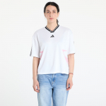 adidas Tiro Cut 3 Stripes Color Block Boyfriend T-Shirt White/ Black/ True Pink - Suurus M (JG4061 T-s&auml;rgid)