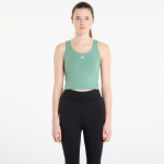 adidas 3 Stripes Studio All Me Light Support Tank Top Preloved Green - Suurus M (HZ0876 T-s&auml;rgid)