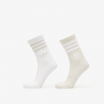 adidas 3-Stripes Glitter Crew Socks 2 Pairs Ice Gold Met./ White - Suurus M (KD0965 Sokid)