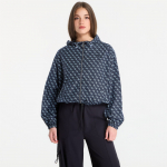 GUESS Nikla 4G Full Zip Hooded Jacke Nylon Ocean Aop - Suurus M (V6GL02W1736-PMK4 Joped)