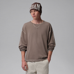 Jordan Flight Men's Heavyweight Long-Sleeve Top Olive Grey/ Sail/ Olive Grey - Suurus M (IF1829-040 T-s&auml;rgid)