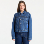 Karl Lagerfeld Jeans Regular Denim Jacket Washed Mid Blue - Suurus M (A1W140021BM Joped)