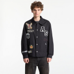 AllSaints Soundman Coach Jacket Black - Suurus M (M031OE Black Joped)