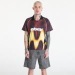 OBEY Blurred Soccer Jersey Burnt Red - Suurus M (131080378-BNR T-s&auml;rgid)