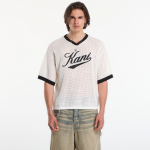 Karl Kani Cursive Varsity Crochet Boxy T-Shirt White - Suurus M (PD00013976 T-s&auml;rgid)