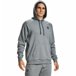 Under Armour Rival Fleece Hoodie Pitch Gray Light Heather - Suurus M (1357092-012 Džemprid)
