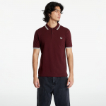 FRED PERRY Twin Tipped Shirt Oxblood - Suurus M (M3600 597 T-s&auml;rgid)