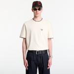 Fred Perry Pocket Detail Pique T-Shirt Ecru - Suurus M (M2395 560 T-s&auml;rgid)
