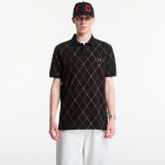 Fred Perry Argyle Print Fred Perry Shirt Black - Suurus M (M2455 102 T-s&auml;rgid)