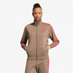 adidas Firebird Track Top Loose Khaki Six/ Power Pink - Suurus M (KU8196 Džemprid)