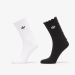 adidas Ruffle Crew Socks 2 Pairs Black/ White - Suurus M (KR4222 Sokid)