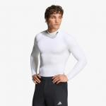 adidas Training Mockneck Long Sleeve T-Shirt White - Suurus M (KX9356 T-s&auml;rgid)