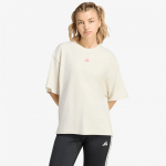 adidas 3-Stripes Studio T-Shirt Chalk White Mel. - Suurus M (KX3166 T-s&auml;rgid)