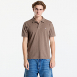 Gant Reg Shield Ss Pique Polo Dark Hazelnut Melange - Suurus M (2210294 T-s&auml;rgid)