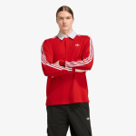 adidas 3-STRIPES Rugby Longsleeve Polo Better Scarlet - Suurus M (KE3573 T-s&auml;rgid)