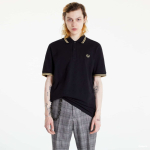 FRED PERRY Twin Tipped Fred Perry Shirt Black/ Champagne - Suurus M (M12 157 T-s&auml;rgid)