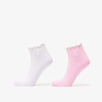 adidas Ruffle Quarter Socks Frozen Purple/ Off White/ Orchid Fusion - Suurus M (KR1553 Sokid)