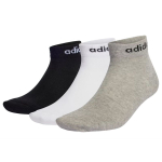 Skarpety Adidas Sportswear Think Linear Ankle Socks 3Pairs - Suurus M (IC1306 Sokid)
