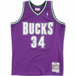 Mitchell & Ness NBA Swingman Jersey Milwaukee Bucks Road 2000-01 Ray Allen - Suurus M (SMJYAC18014-MBUPURP00RAL T-s&auml;rgid)