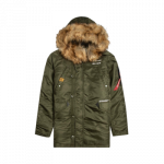 Alpha Industries N3B Airborne Parka Jacket - Suurus S (188141-257 Joped)