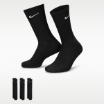 Nike Value Cotton Crew kojinės (3 poros) - Suurus S (SX4508-001 Sokid)