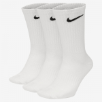 Nike Everyday Lightweight Training Crew kojinės (3 poros ) - Suurus S (SX7676-100 Sokid)