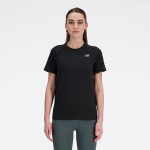 New Balance Wmns Knit Slim T-Shirt - Suurus S (WT41123BKH T-s&auml;rgid)