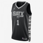 Jordan Dri-FIT NBA Swingman Victor Wembanyama San Antonio Spurs Statement Edition - Suurus S (DO9543-014 T-s&auml;rgid)