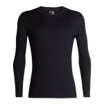 Icebreaker Merino 200 Oasis Long Sleeve Crewe Blk - Suurus S (104365001 )