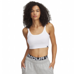 Under Armour Rival Rib Baby Tank White/ White - Suurus S (6000265-100 T-s&auml;rgid)