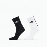 adidas Ruffle Crew Socks 2-Pack White/ Black/ Blue - Suurus S (JX5211 Sokid)