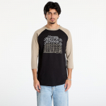 Horsefeathers Rollin Raglan T-Shirt Black/ Taupe - Suurus S (SM1394C T-s&auml;rgid)