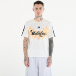 adidas House Of Tiro X Common Goal Jersey T-Shirt Off White/ Black/ Semi Ice Tangerine - Suurus S (KC1265 T-s&auml;rgid)