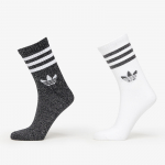 adidas 3-Stripes Glitter Crew Socks 2-Pack Black/ Lucid Red/ Lucid Blue - Suurus S (JV6049 Sokid)