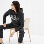 GAP Pullover Logo Hoodie Charcoal Heather - Suurus S (463506-03 Džemprid)