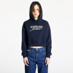 Tommy Jeans Relaxed Cropped Script Hoodie Blue - Suurus S (DW0DW20306 C1G Džemprid)