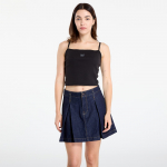 Calvin Klein Jeans Woven Label Rib Crop Black - Suurus S (LV047C908G UB1 T-s&auml;rgid)