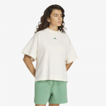 adidas 3-Stripes Studio T-Shirt Chalk White - Suurus S (HZ0858 T-s&auml;rgid)