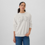 GAP Logo Crew White Rhinestone - Suurus S (554936-35 Džemprid)