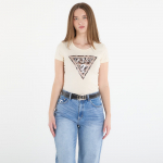 Guess Jeans Ss Cn Leo Triangle Tee Pearl White - Suurus S (W6RI32J1314-G047 T-s&auml;rgid)