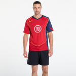 Nike Total 90 Men's Dri-FIT Soccer Jersey Gym Red/ Midnight Navy/ University Gold - Suurus S (IB4208-687 T-s&auml;rgid)