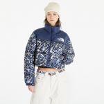 The North Face Nuptse Short Jacket Dusty Periwinkle Water Distortion Small Print/ Summit Navy - Suurus S (NF0A5GGEOTP1 Joped)