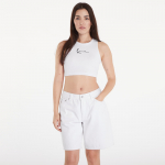 Karl Kani Small Signature Essential Racer Rib Top White - Suurus S (KW-TP011-002-01 T-s&auml;rgid)