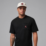 Jordan Men's T-Shirt Black/ Gym Red - Suurus S (IF3069-010 T-s&auml;rgid)