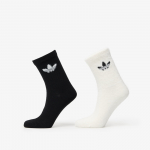 adidas Fluffy Crew Sock 2-Pack Off White/ Black - Suurus S (JX5217 Sokid)