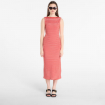 Sukienka Tommy Hilfiger 5X2 Slim Slash-Nk Dress Breton Stripe Fireworks/ Calico - Suurus S (WW0WW49311 0E2 Kleidid)