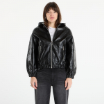 Michael Kors Faux Leather Hoodie Black - Suurus S (MR620K5DTW 001 Joped)