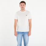 FRED PERRY Crew Neck T-Shirt Snow White - Suurus S (M1600V 129 T-s&auml;rgid)